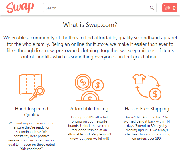 Swap Home Page