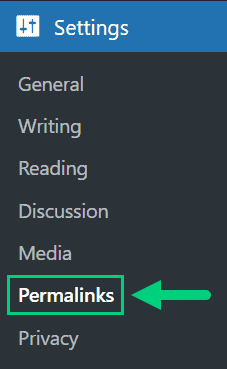 Wordpress Permalink Settings Navigation Wordpress Permalink Settings Navigation