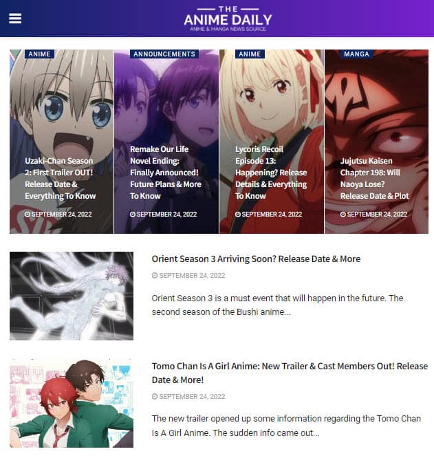 Anime Daily Anime Daily