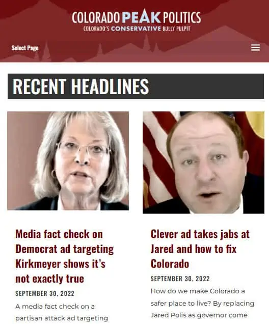 Colorado Peak Politics