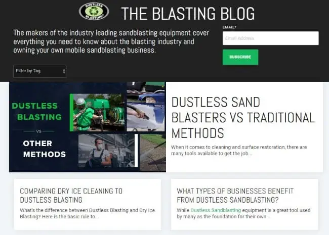 Dustless Blasting Blog 1