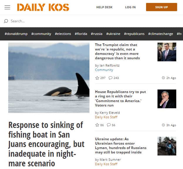 The Daily Kos The Daily Kos