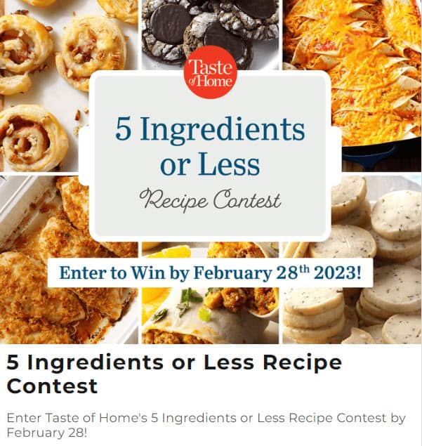 Food Blog Contest Post Example