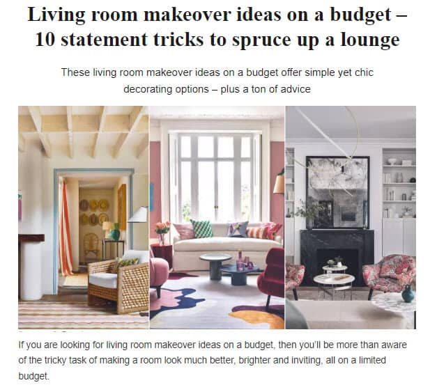 Home Decor Blog Makeover Transformation Post Example