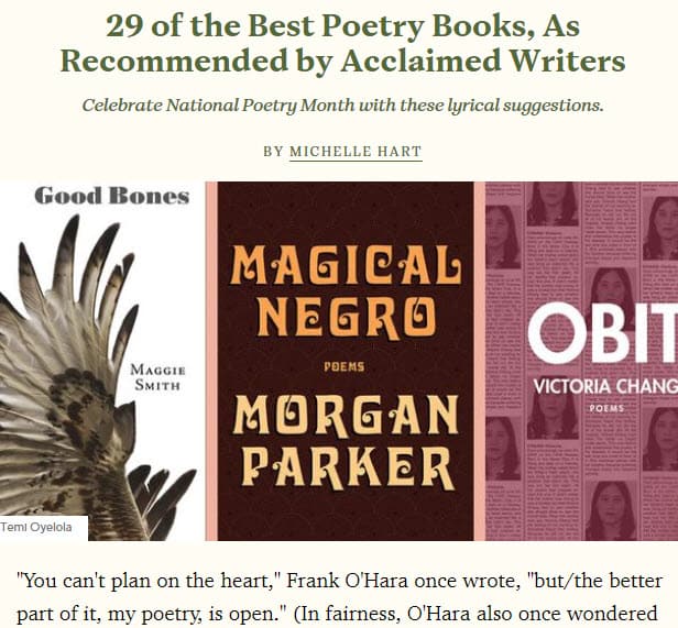Poetry Blog Poetry Recommendation Post Poetry Blog Poetry Recommendation Post Example