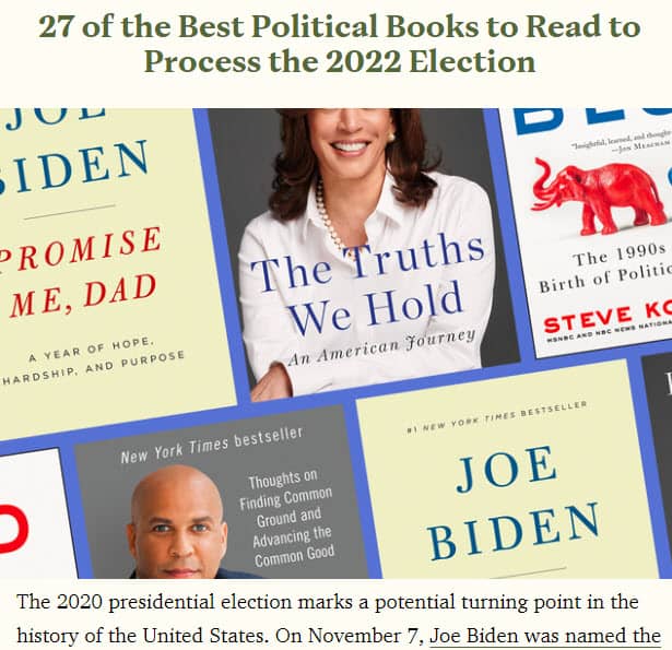 Political Blog List Post Political Blog List Post Example