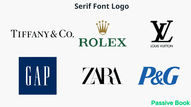 Serif Font Logo