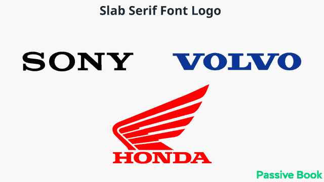 Slab Serif Font Logo