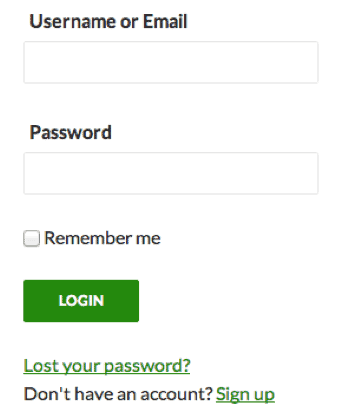 Login Sign Up Page