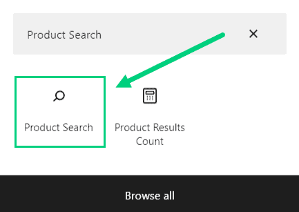 Product Search Widget